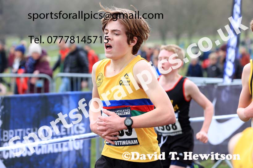 Boys Under-13s, 2024 CAU Inter Counties Cross Country Champs., Wollaton Park, Nottingham. Photo: David T. Hewitson/Sports for All Pics